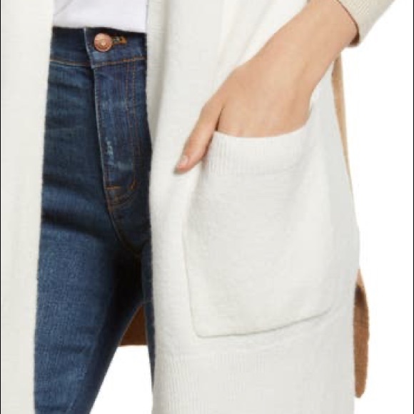 Madewell New Color Block Soft And Light Cardigan - Picture 6 of 8